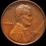 1934-D Lincoln Wheat Penny CLOSELY UNCIRCULATED