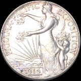 1915-S Panama Half Dollar UNCIRCULATED