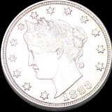 1883 Liberty Victory Nickel ABOUT UNCIRCULATED