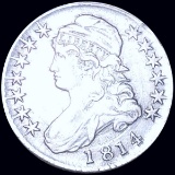 1814 Capped Bust Half Dollar LIGHTLY CIRCULATED