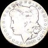 1892-S Morgan Silver Dollar LIGHTLY CIRCULATED