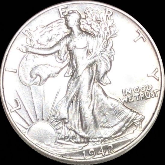 1942 Walking Half Dollar UNCIRCULATED