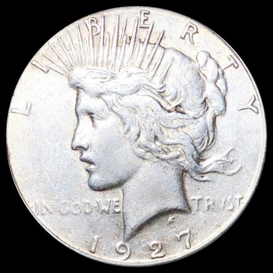1927-S Silver Peace Dollar ABOUT UNCIRCULATED