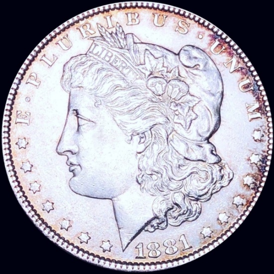 1881 Morgan Silver Dollar GEM BU