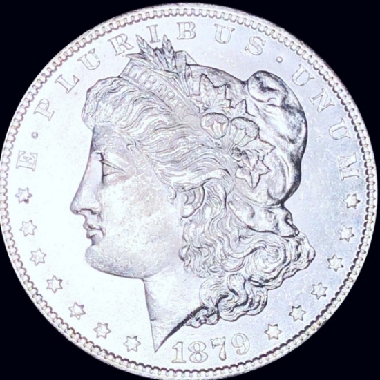 1879-S Morgan Silver Dollar GEM BU