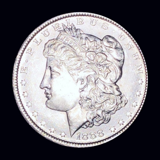 1888-O Morgan Silver Dollar CLOSELY UNCIRCULATED