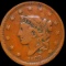 1839 Braided Hair Large Cent LIGHTLY CIRCULATED