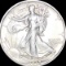 1918-D Walking Half Dollar ABOUT UNCIRCULATED