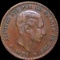 1868 Spain Cinco Centimos ABOUT UNCIRCULATED