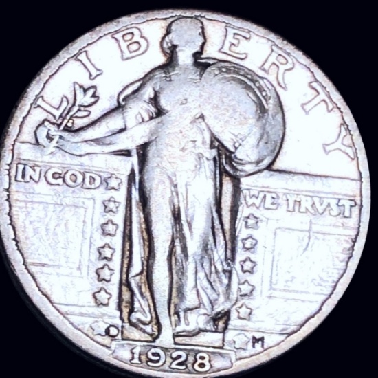 1928-D Standing Liberty Quarter NICELY CIRCULATED