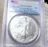2012-S Silver Eagle PCGS - MS69
