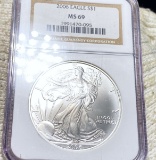 2006 Silver Eagle NGC - MS69