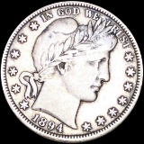 1894-S Barber Half Dollar XF