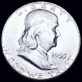 1955 Franklin Half Dollar CLOSELY UNCIRCULATED