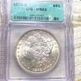 1878-S Morgan Silver Dollar ICG - MS62