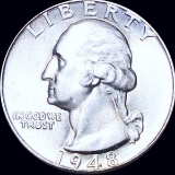 1948 Washington Silver Quarter UNCIRCULATED