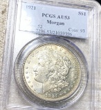 1921 Morgan Silver Dollar PCGS - AU53