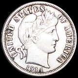 1914 Barber Silver Dime ABOUT UNCIRCULATED