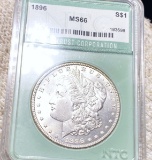 1896 Morgan Silver Dollar PCI - MS66