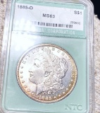 1885-O Morgan Silver Dollar PCI - MS63