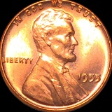 1955 Lincoln Wheat Penny GEM BU