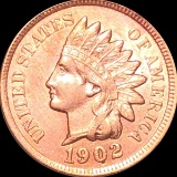 1902 Indian Head Penny CLOSELY UNCIRCULATED