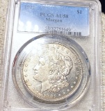 1921 Morgan Silver Dollar PCGS - AU58