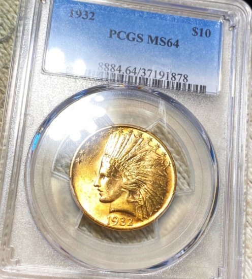 1932 $10 Gold Eagle PCGS - MS64