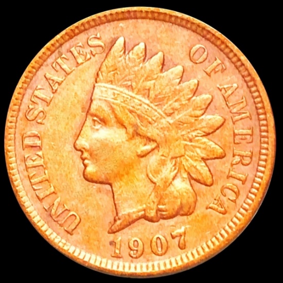 1907 Indian Head Penny NEARLY UNCIRCULATED