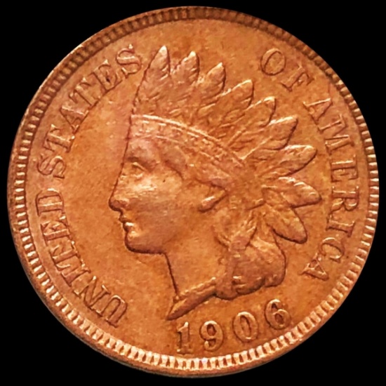 1906 Indian Head Penny ABOUT UNCIRCULATED