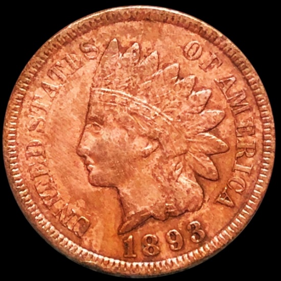 1893 Indian Head Penny LIGHTLY CIRCULATED