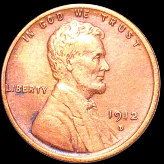 1912-D Lincoln Wheat Penny CLOSELY UNCIRCULATED