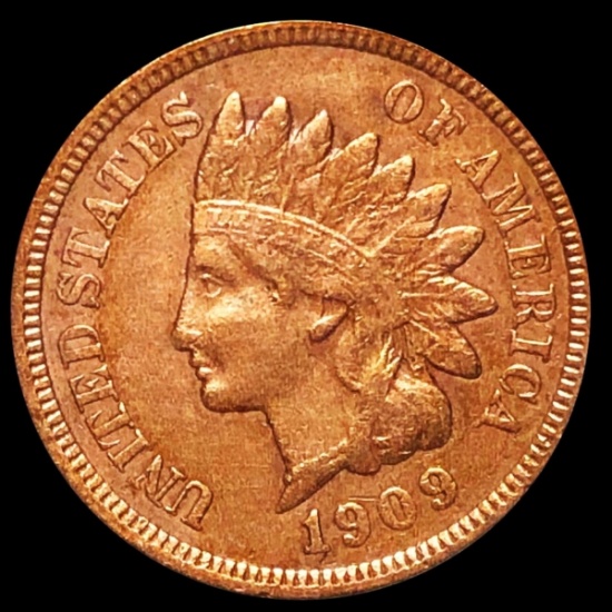 1909 Indian Head Penny ABOUT UNCIRCULATED