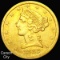 1882-CC $5 Gold Half Eagle NEARLY UNCIRCULATED