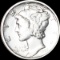 1937-S Mercury Silver Dime CLOSELY UNCIRCULATED