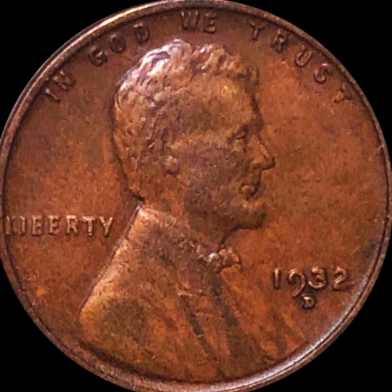 1932-D Lincoln Wheat Penny LIGHTLY CIRCULATED