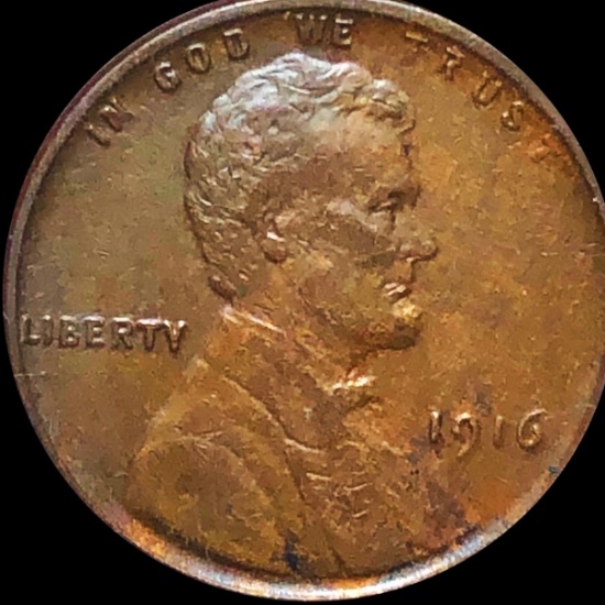 1916 Lincoln Wheat Penny ABOUT UNCIRCULATED