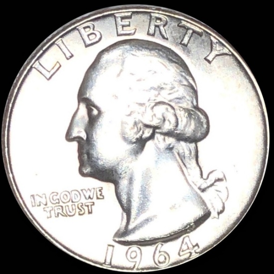 1964-D Washington Silver Quarter UNCIRCULATED