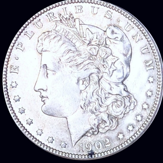 1902-O Morgan Silver Dollar NEARLY UNCIRCULATED