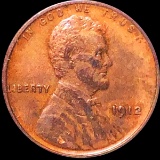 1912 Lincoln Wheat Penny ABOUT UNCIRCULATED