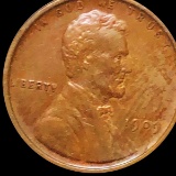 1909 Lincoln Wheat Penny LIGHTLY CIRCULATED