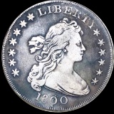 1800 Draped Bust Silver Dollar XF+