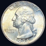 1936 Washington Silver Quarter PROOF