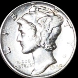 1940 Mercury Silver Dime UNCIRCULATED