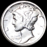 1937-S Mercury Silver Dime CLOSELY UNCIRCULATED