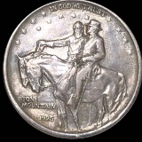 1925 Stone Mountain Half Dollar ABOUT UNCIRCULATED