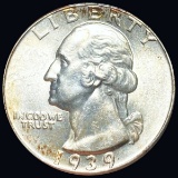 1939 Washington Silver Quarter UNCIRCULATED