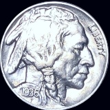 1936 Buffalo Head Nickel LIGHTLY CIRCULATED