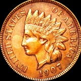 1907 Indian Head Penny CLOSELY UNCIRCULATED