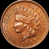 1897 Indian Head Penny CLOSELY UNCIRCULATED